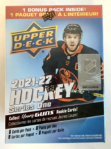 SEALED Upper Deck NHL 2021-22 Series One Hockey Trading Card BLASTER series 1 - £11.83 GBP