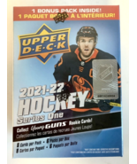 SEALED Upper Deck NHL 2021-22 Series One Hockey Trading Card BLASTER ser... - £11.64 GBP
