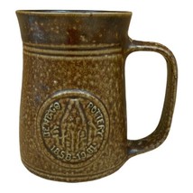 Vintage Rustic Bendigo Pottery Australia Tankard Beer Stein Brown Glaze - $38.30