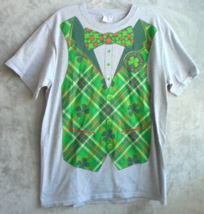 Lucky Irish Mens Medium Tshirt Leprechaun Suit Novelty T Shirt St. Patrick&#39;s Day - £8.88 GBP