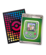 Anime Vinyl Sticker (R05): Grass Lizard Game Console with Energy Card - $161.95 MXN