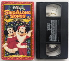 Disneys Sing Along Songs The Twelve Days of Christmas (VHS, 1997, Slipsleeve) - £8.64 GBP