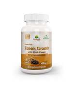 Aushadh Tumeric Curcumin with Black Pepper Capsules (Haldi) Joint Comfort & Anti - $11.99
