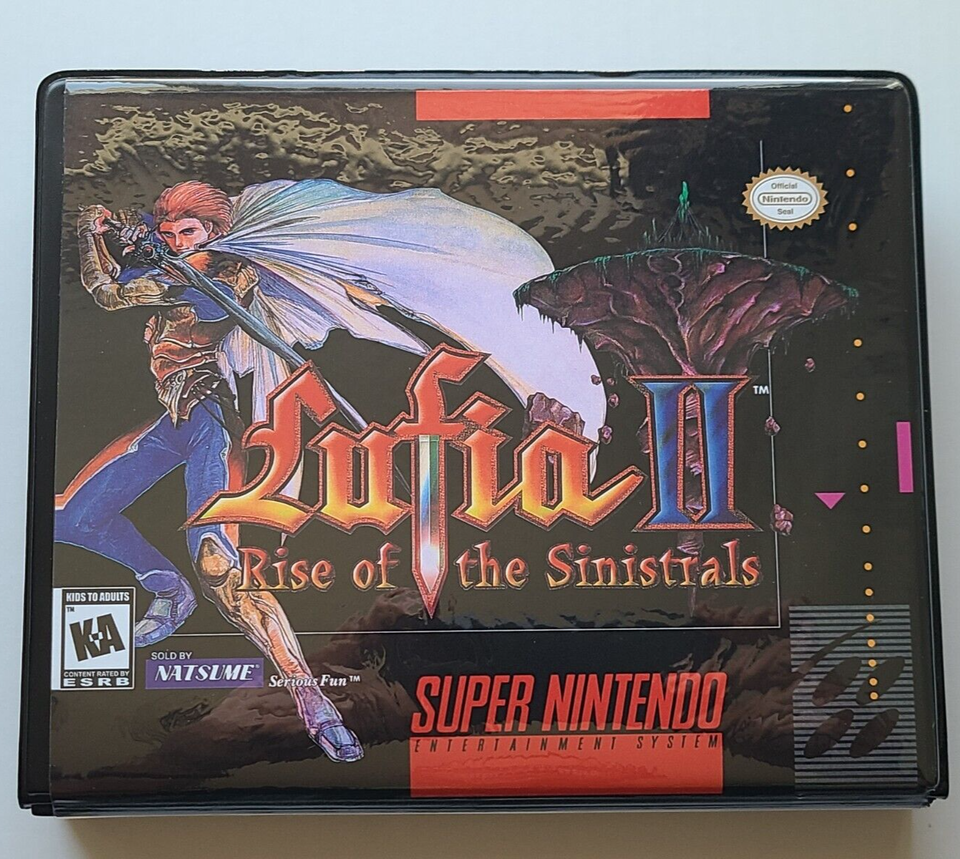 Lufia II Rise of the Sinistrals CASE Super Nintendo SNES Box BEST Qualit... - $12.18