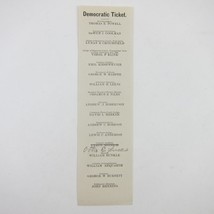 1887 Democratic Ticket Ohio Gubernatorial Election Thomas Powell, DeWitt Coolman - £78.68 GBP