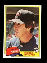 1981 Topps Traded #768 Mickey Hatcher Nm Twins *X82249 - £0.76 GBP