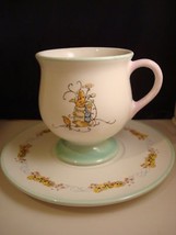 Beatrix Potter, England Peter Rabbit Teleflora, Cup And Saucer - £27.24 GBP