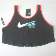 Nike Women Support Tropical Cropped Top - CJ5005 - Multi Color - Size XL... - $19.99