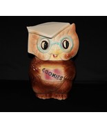 Collegiate Owl Cookie Jar |  Vintage American Bisque Pottery | Vintage C... - £156.48 GBP