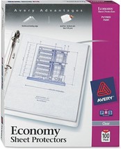 Avery Economy Clear Sheet Protectors, 8.5&quot; x 11&quot;, Acid-Free, Archival Sa... - $19.79