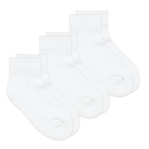Jefferies Socks Girls Boys Cushion Ribbed Ankle Cotton Knit Sport Socks ... - $13.99