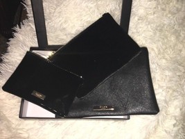 Dune London Black Trio 3pc Makeup Bag Set black new - £36.45 GBP