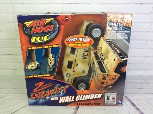 Air Hogs RC Zero Gravity Real Wall Climber Humvee Military Truck Toy Spin Master - $103.94