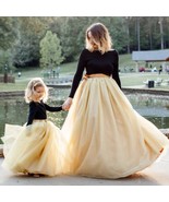 YELLOW Mother Daughter TUTU Skirt Set Custom Baby Shower Photography Props - $75.99