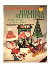 Holiday Stitching Needle Work on Plastic Stitching By Shirley Burgess 1982 - $5.95