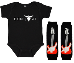 Bon Jovi Onesie Outfit Bodysuit Shirt Set - $24.64 CAD+