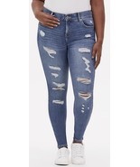 Torrid Bombshell Skinny Premium Stretch High Rise Destructed Jean, 10 Ta... - $67.94 CAD