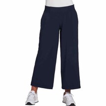 Calia by Carrie Underwood Journey Cropped Wide Leg Pants Navy Small NWT - $29.02