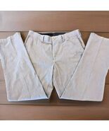 Men's Croft & Barrow Pants Size 34 x 34 Grey Classic Fit Straight Leg - $12.86
