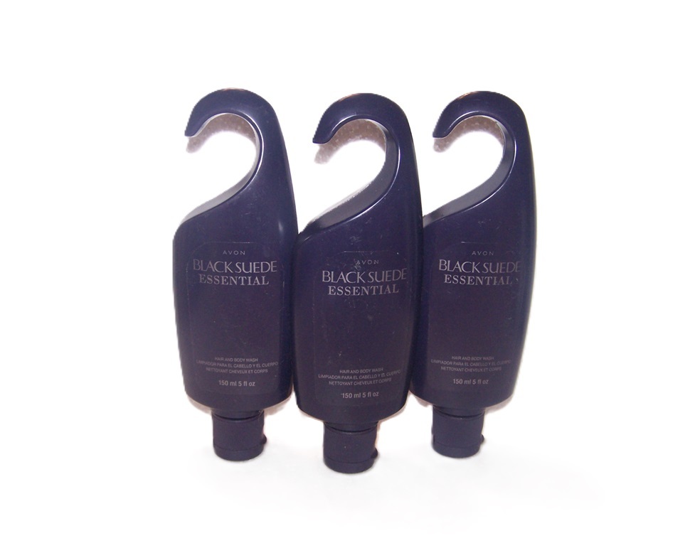 Primary image for Avon Black Suede Essential Hair and Body Wash 5 oz each Lot of 3