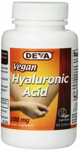 Deva Nutrition Vegan Hyaluronic Acid Tablets, 100 mg, 90 Count - £19.64 GBP