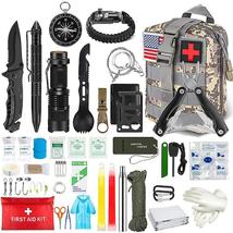 Emergency Survival Kit Professional Survival Gear Tool First Aid Supplies For Ca - £58.47 GBP