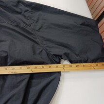 LL Bean Black Nylon Hooded Jacket Women's 1/4 Zipper Front Pocket Zipper Size 2X image 6