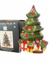 Christopher Radko Christmas Tree Cookie Jar Stoneware 2011 Saks Fifth Av... - £115.61 GBP