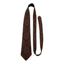 Rohde Royce Paisley Men&#39;s Neck Tie 100% Italian Silk Made in USA - $15.90