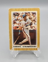 Darryl Strawberry 1987 Topps Major League Leaders Card #26 New York Mets Mini - £1.67 GBP