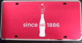 Coca-Cola License Plate Mirrored NEW - £12.77 GBP