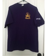 Gildan Men&#39;s Purple &amp; Gold  T-Shirt University of East Carolina Pirates ... - £34.31 GBP
