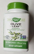 Nature&#39;s Way Olive Leaf, 1,500 mg, 100 Non GMO Vegan Capsules EXP 5/31/25 - $19.79