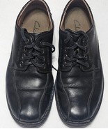 Clarks Wrangler 78865 Black Leather Lace-up Oxford Shoes Men&#39;s Size 12M US - $23.23 CAD