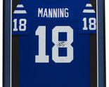 Peyton manning signed framed blue colts football jersey fan 0 thumb155 crop