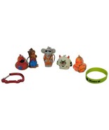 Jump Rope Heart Glow Monster Elephant Rubber Duck Keychains Super Dog Qu... - £27.53 GBP