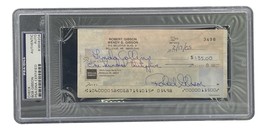 Bob Gibson St. Louis Cardinals Signed Slabbed  Bank Check #3498 PSA/DNA - £108.52 GBP