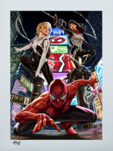 Mark Brooks SIGNED Sideshow EX Spider-Verse Art Print Spiderman Spider G... - $414.94 CAD