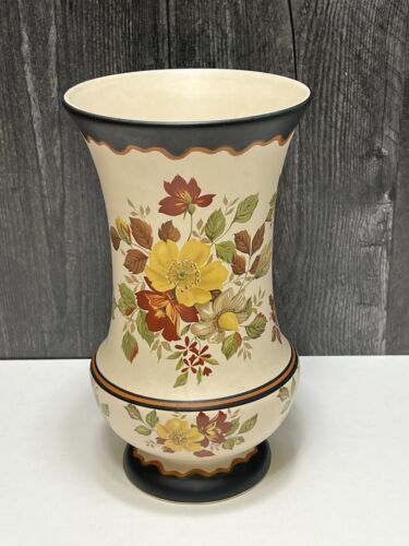 Primary image for Modica Gouda Plateel Oud Gouda Zuid Holland Vase 9.5" Floral 392