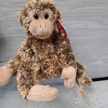 TY Beanie Baby Bonsai the Chimpanzee Brown Monkey Stuffed Animal Toy NWT 2002 - £5.08 GBP