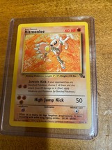 Hitmonlee 22/62 Fossil Rare Non-Holo Pokemon - £21.83 GBP