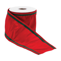 Bold Red Ribbon 4&quot; x 5 yds. - $968.40 MXN
