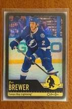 2012-13 O-Pee-Chee Black Rainbow Foil 40/100 Eric Brewer 189 Hockey Trading Card - £8.64 GBP