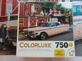 Route 66 Gift shop Colorluxe 750 Pc Lafayette Puzzle Factory Complete - £15.65 GBP