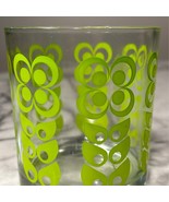 vintage 4&quot; Large Mod Glass Flower Cup 1960s 1970s 1980s boho retro - $5.40