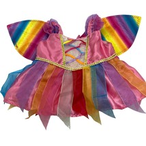 Build-a-Bear Doll Rainbow Fairy Costume Dress - £9.20 GBP