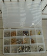 Jewelry Maker&#39;s Dream Box, Miscellaneous Pieces and Parts, GREAT - £13.31 GBP