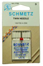 Schmetz Sewing Machine Twin Needle 1733 - $3.99