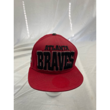 Atlanta Braves New Era 9Fifty Baseball Cap Hat Men One Size Red Black Logo MLB - £15.52 GBP