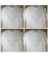 X4 Unisex Old Navy White Soft Washed Crew Neck Long Sleeve Top SMALL BNWTS - £12.50 GBP